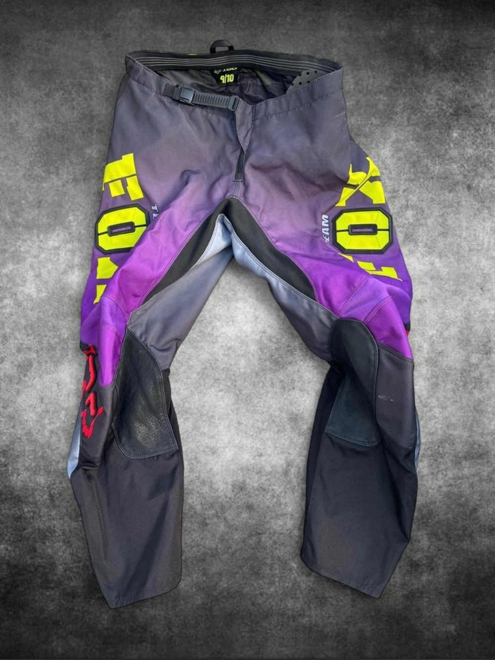 Fox Gradient Women’s Purple and Neon Yellow Motocross Pants